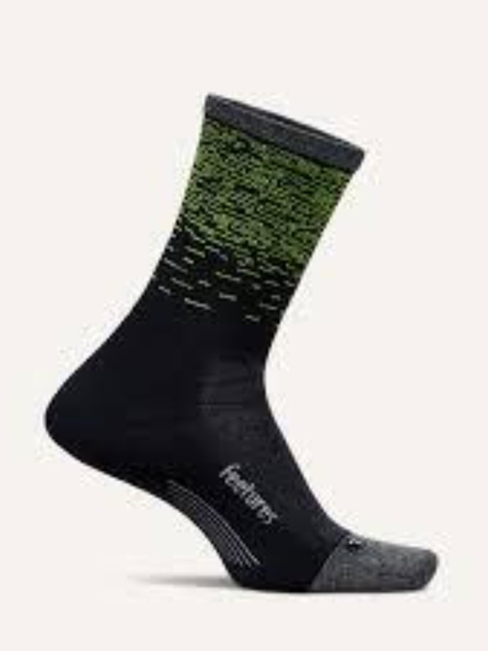 Feetures  Light Cushion Reflective Mini Crew Socks Size Medium NWT Light Wave